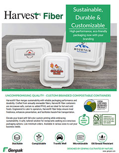 Harvest Fiber Custom Branded Containers Flyer